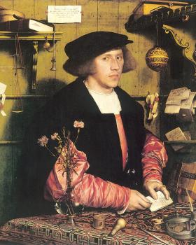 Hans The Younger Holbein : Portrait of the Merchant Georg Gisze
